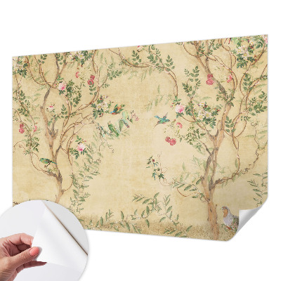 Fototapet barnrum Blommiga accenter