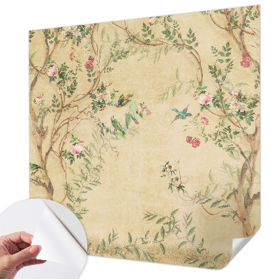 Fototapet barnrum Blommiga accenter