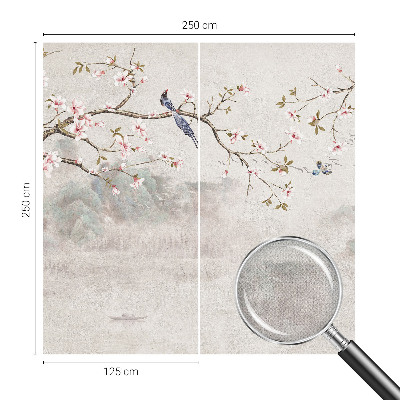 Självhäftande fototapet Orientaliskt landskap