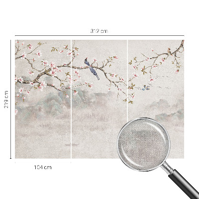 Självhäftande fototapet Orientaliskt landskap