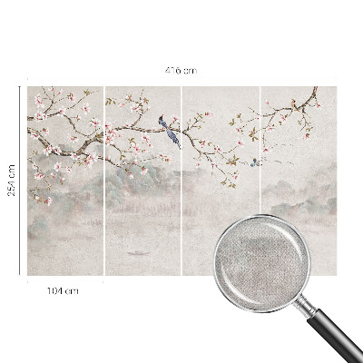 Självhäftande fototapet Orientaliskt landskap