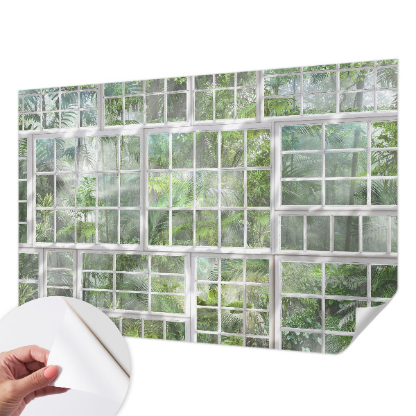 Peel and stick fototapet Grön skog