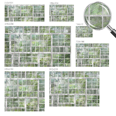 Peel and stick fototapet Grön skog