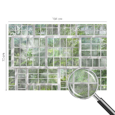 Peel and stick fototapet Grön skog