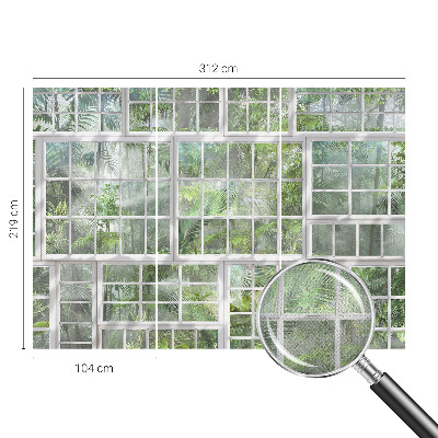 Peel and stick fototapet Grön skog