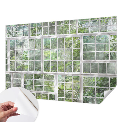 Peel and stick fototapet Grön skog