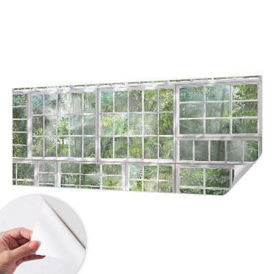 Peel and stick fototapet Grön skog