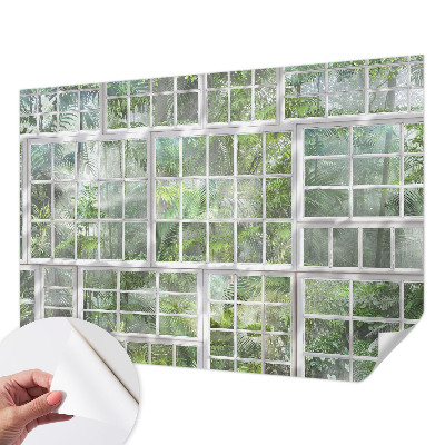 Peel and stick fototapet Grön skog