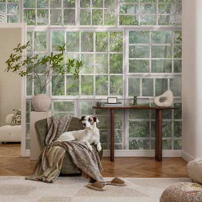 Peel and stick fototapet Grön skog