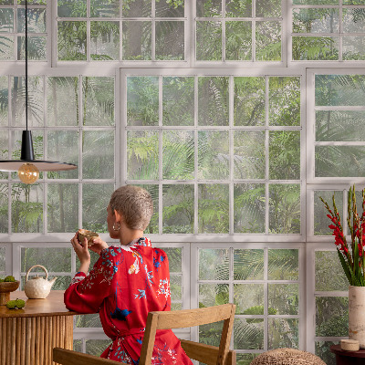 Peel and stick fototapet Grön skog