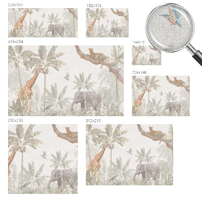 3D fototapet Tropisk oas