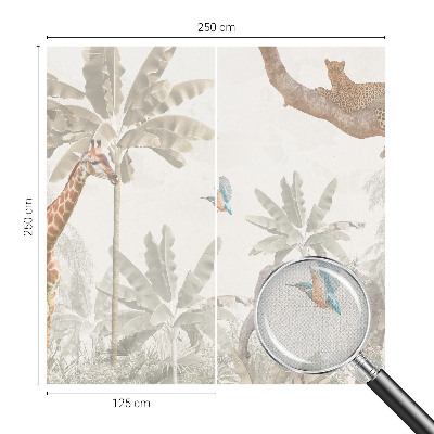 3D fototapet Tropisk oas