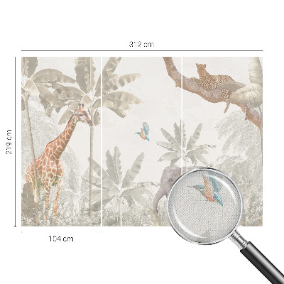 3D fototapet Tropisk oas