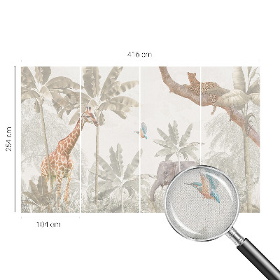 3D fototapet Tropisk oas