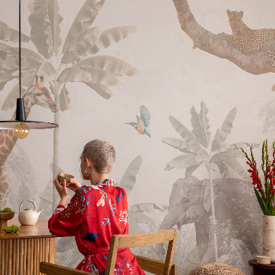 3D fototapet Tropisk oas