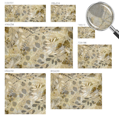 Fototapet barnrum Kvistblad