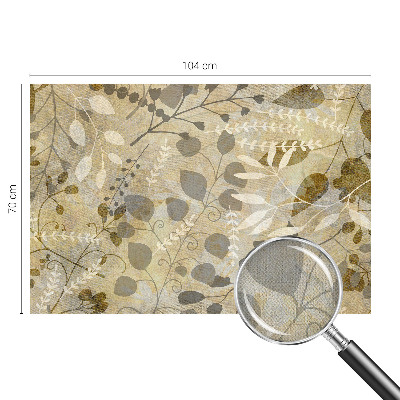 Fototapet barnrum Kvistblad