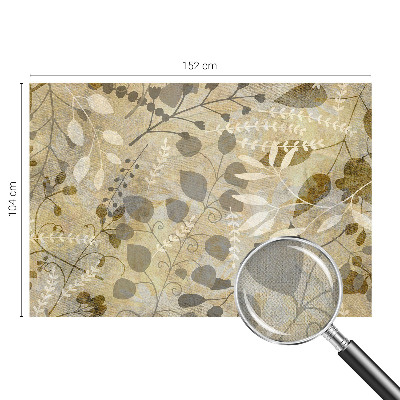 Fototapet barnrum Kvistblad