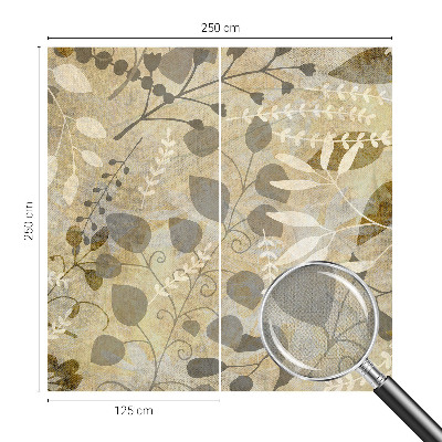 Fototapet barnrum Kvistblad