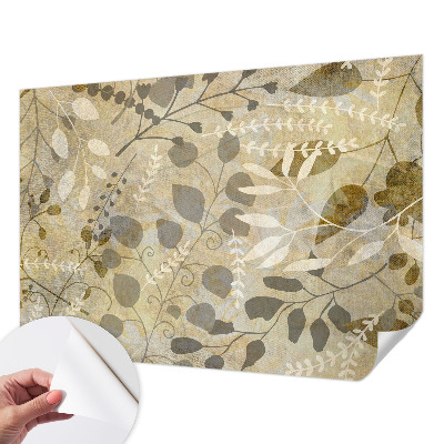 Fototapet barnrum Kvistblad