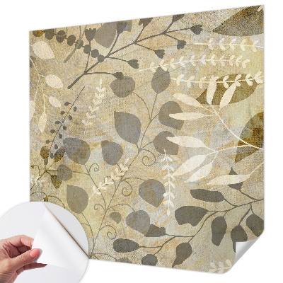 Fototapet barnrum Kvistblad