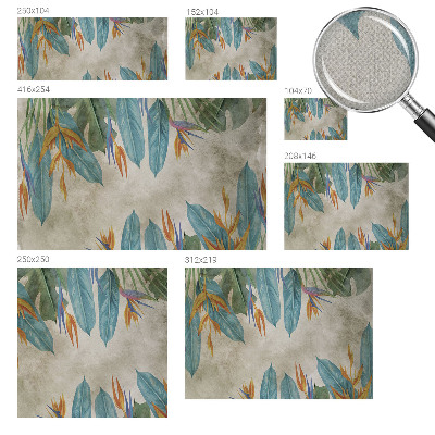 Självhäftande fototapet Tropiska blommor