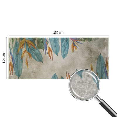 Självhäftande fototapet Tropiska blommor