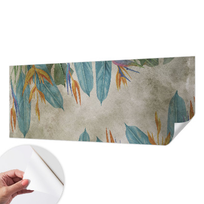 Självhäftande fototapet Tropiska blommor