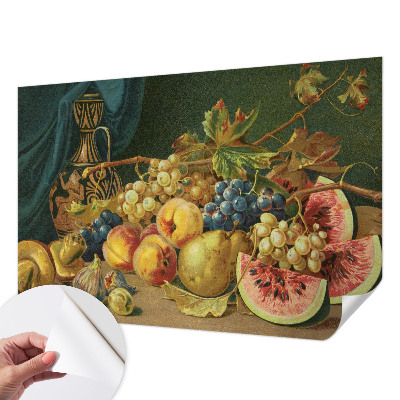Peel and stick fototapet med ett fruktigt motiv