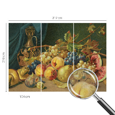 Peel and stick fototapet med ett fruktigt motiv