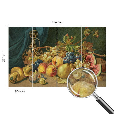 Peel and stick fototapet med ett fruktigt motiv