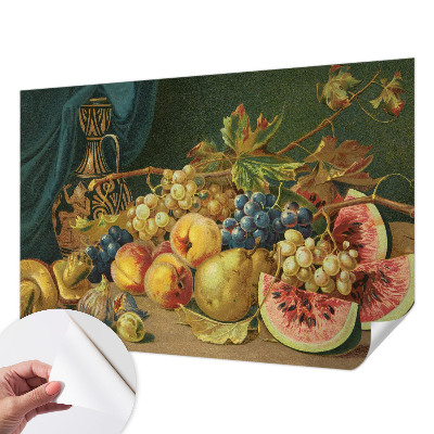 Peel and stick fototapet med ett fruktigt motiv