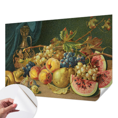 Peel and stick fototapet med ett fruktigt motiv