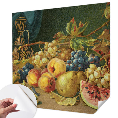 Peel and stick fototapet med ett fruktigt motiv