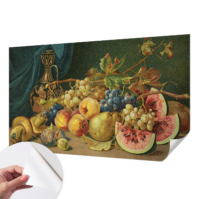 Peel and stick fototapet med ett fruktigt motiv