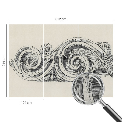 Självhäftande fotovägg Växtprydnad