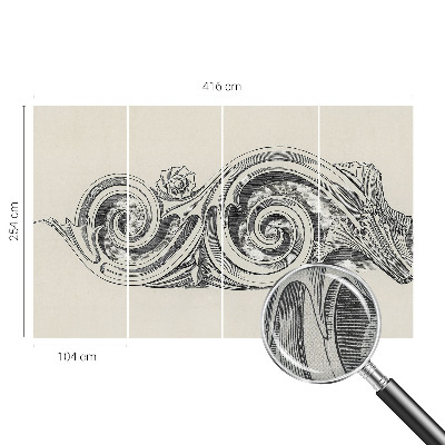 Självhäftande fotovägg Växtprydnad