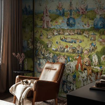 3D fototapet Den hemliga trädgården