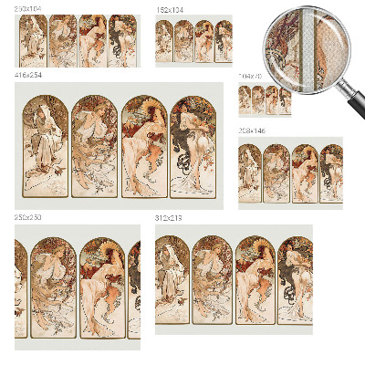 Fototapet barnrum Kvinnors porer