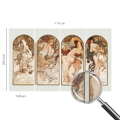 Fototapet barnrum Kvinnors porer