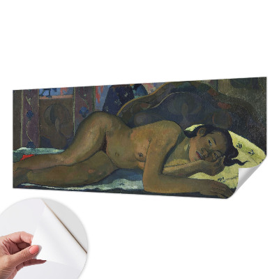Självhäftande fotovägg med motiv av en exotisk fridfull scen