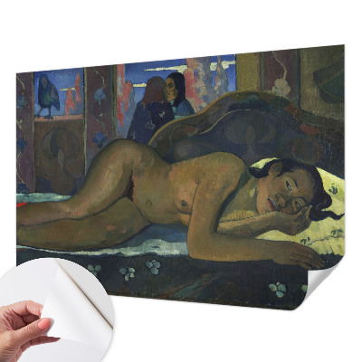 Självhäftande fotovägg med motiv av en exotisk fridfull scen