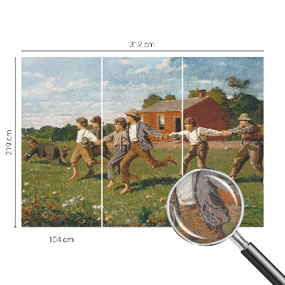 Självhäftande fotovägg Glädjefylld kul