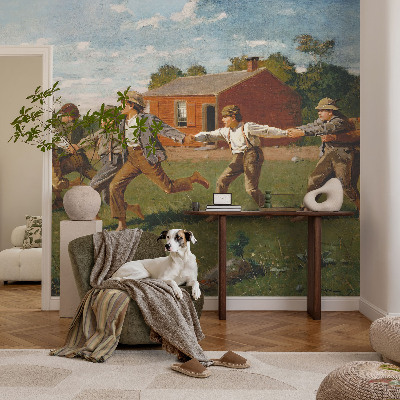 Självhäftande fotovägg Glädjefylld kul