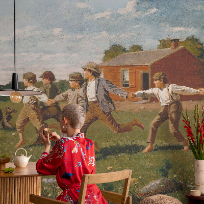 Självhäftande fotovägg Glädjefylld kul