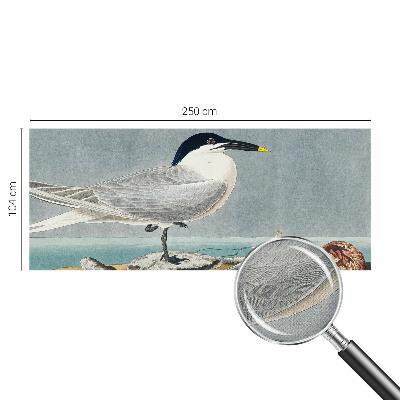 Fototapet barn med ett elegant ornitologiskt motiv