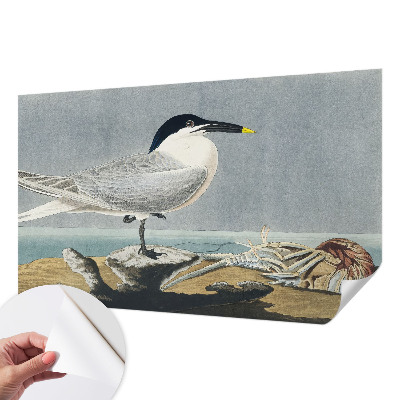 Fototapet barn med ett elegant ornitologiskt motiv