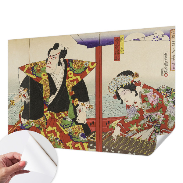 Peel and stick fototapet med motiv av japansk teater