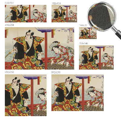 Peel and stick fototapet med motiv av japansk teater