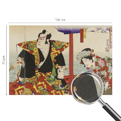 Peel and stick fototapet med motiv av japansk teater
